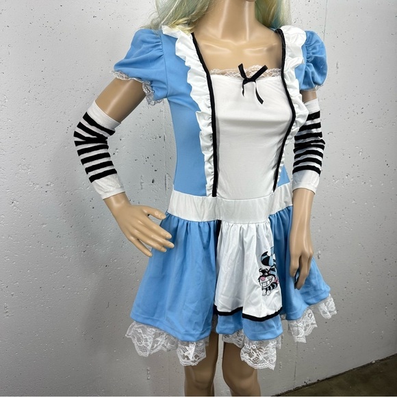 California Costume Tween Large Adult Small Alice In Wonderland Costume &… - Picture 4 of 16